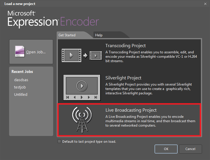 Live package. Encoder 4-2. Windows Media encoder. Транскодинг. Microsoft expression Studio.